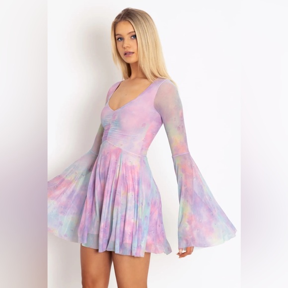 NWOT Pastel Planet Spectre Dress, Blackmilk Size Small - Picture 4 of 10